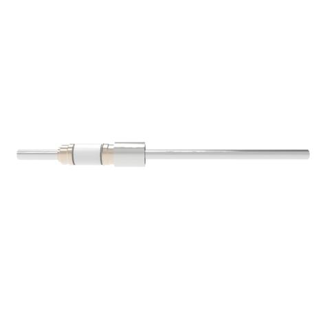 12kV Nickel Tube Feedthrough, 0.250 Inch Conductor Diameter, 1 Pin Weld In