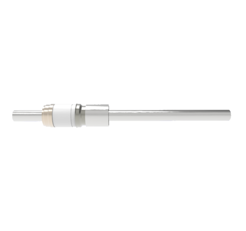 8kV Stainless Steel Tube Feedthrough, 0.375 Inch Conductor Diameter, 1 Pin Weld In