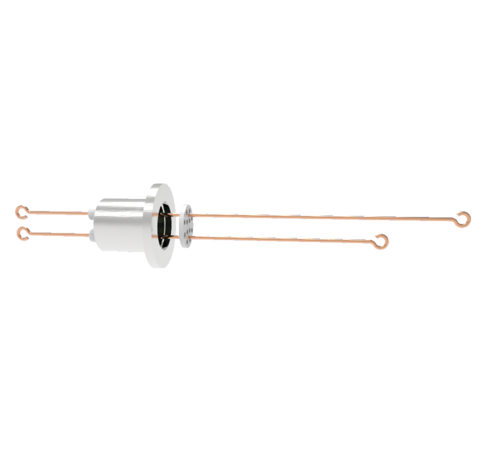 Thermocouple, Type R/S, 1 Pair Loop type, in a KF16 ISO Quick Flange Without Plug