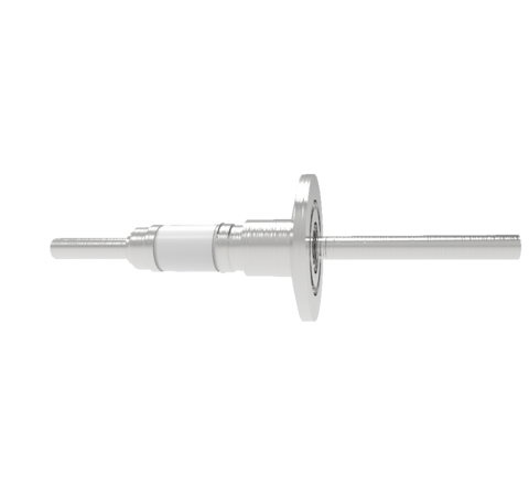 0.250 Conductor Diameter 1 Pin 12kV 12 Amp 304 Stn. Stl. Tube Conductor in a KF25