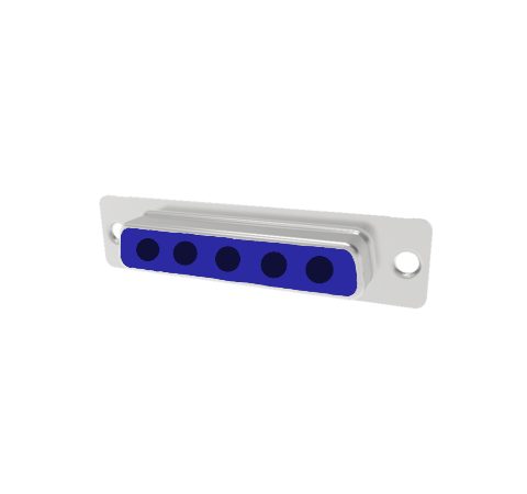 Air Side Plug For Sub D 5 Pin Power Connectors, 0.142 Diameter, 500V