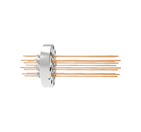 0.094 Conductor Diameter 12 Pin 5kV 55 Amp Copper Conductor in a CF3.375