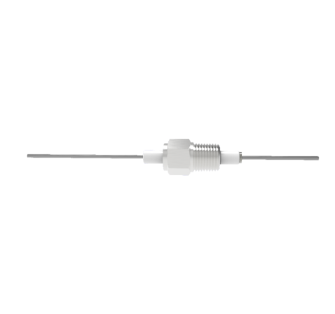 0.050 Conductor Diameter 1 Pin 5kV 13.5 Amp Molybdenum Conductor in a NPT 1/8