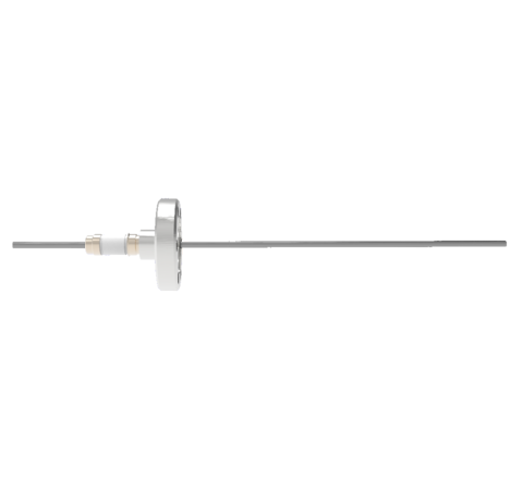 0.094 Conductor Diameter 1 Pin 5kV 28 Amp Molybdenum Conductor in a CF1.33