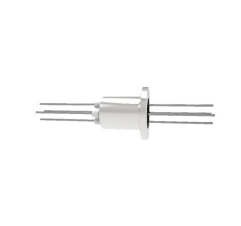 0.050 Conductor Diameter 4 Pin 3kV 13.5 Amp Molybdenum Conductor in a KF16