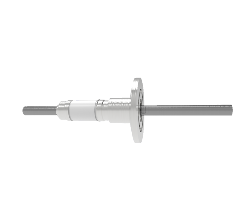 0.250 Conductor Diameter 1 Pin 12kV 93 Amp Molybdenum Conductor in a KF25