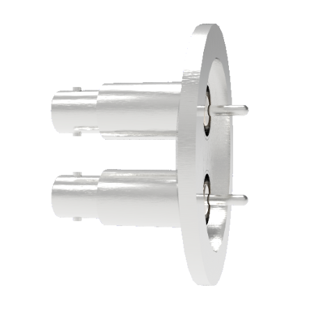 MHV Grounded Shield Recessed 5kV 3.6 Amp 0.094 304 Stn. Stl. Conductor 2 each KF40 Without Plug