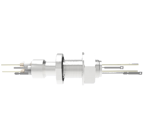 Type K 1 Pair Thermocouple Baseplate 5kV 16.5 Amp 0.094 Nickel Conductor 1 inch Bolt With Spade Plug