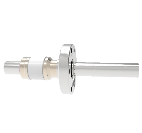 0.750 Inch Diameter 1 Pin Stainless Steel Feedthrough, 8kV, 52 on CF2.75 Conflat Flange