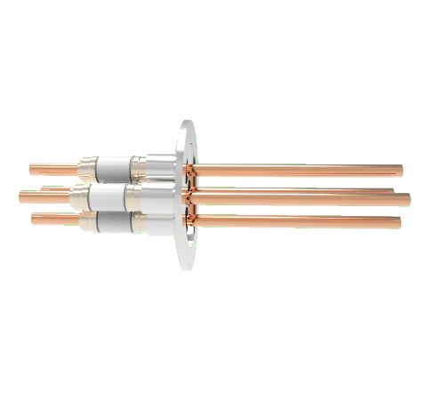 0.250 Conductor Diameter 4 Pin 12kV 185 Amp Copper Conductor in a KF50