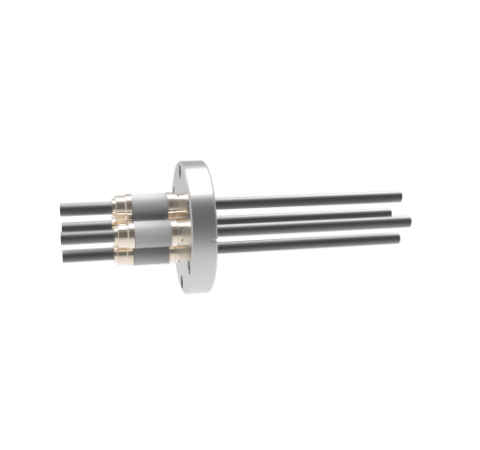 0.250 Conductor Diameter 4 Pin 12kV 93 Amp Molybdenum Conductor in a CF2.75